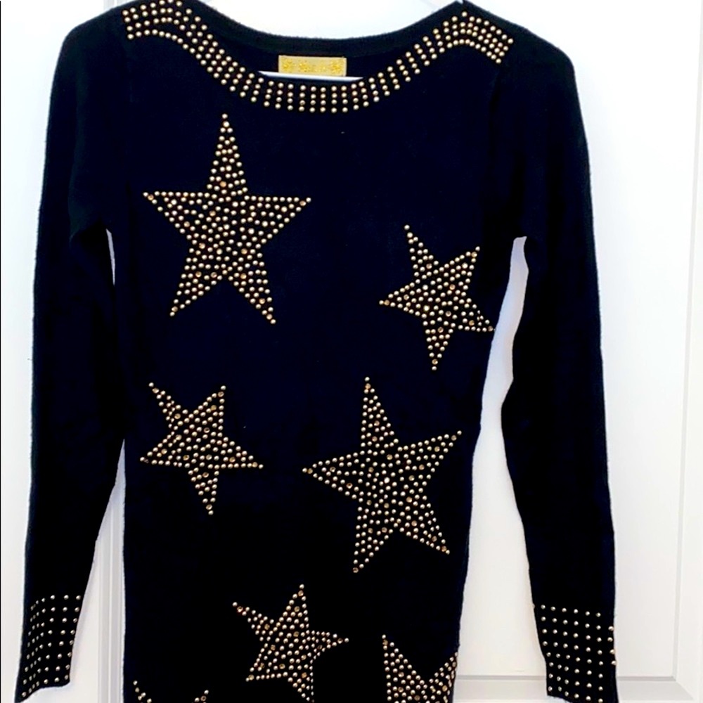 Black Star soft crewneck sweater